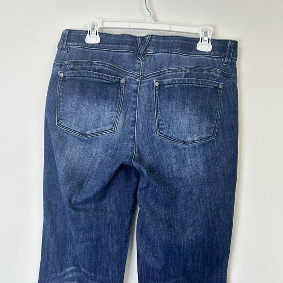 Democracy Ab Technology Kick Flare Jeans Women’s Size 12 Crop - Picture 10 of 10